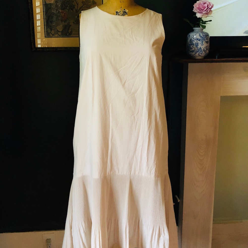 COS blush hi low modern dress 12(runs large)